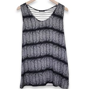 West Kei Linen Blend Sleeveless Top, Size L